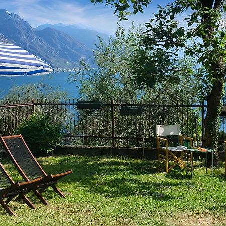 Discesa A Lago With Terrace And Garden On Lake Iseo Riva di Solto Exteriör bild